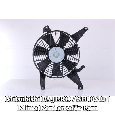 NISSENS Kontrol ünitesi olmayan AC kondansatör fanı — Mitsubishi Pajero / Shogun