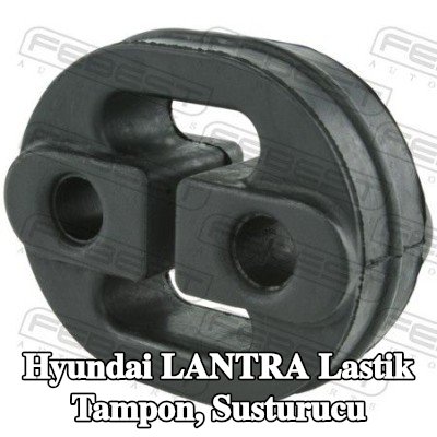 FEBEST Lastik tampon, susturucu Sağ Arka — 1990 Hyundai Lantra