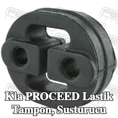FEBEST Lastik tampon, susturucu Sağ Arka — 2011 Kia Proceed