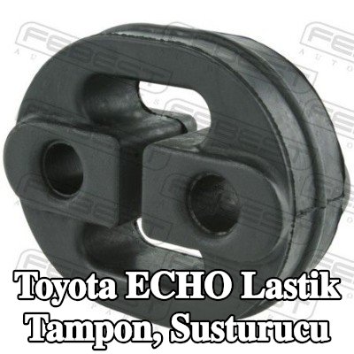 FEBEST Lastik tampon, susturucu Sağ Arka — Toyota Echo