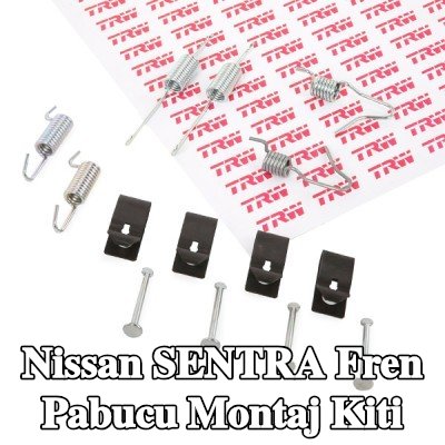 TRW Fren pabucu montaj kiti — Nissan Sentra