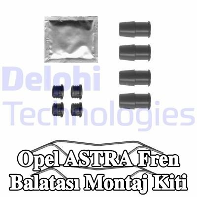 DELPHI Fren balatası montaj kiti — 2020 Opel Astra