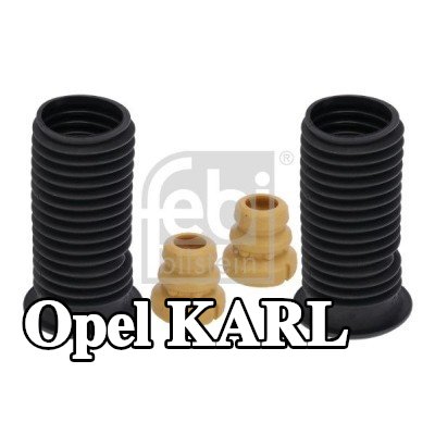 FEBI BILSTEIN طقم غطاء الغبار, ممتص الصدمات المحور الأمامي — Opel Karl