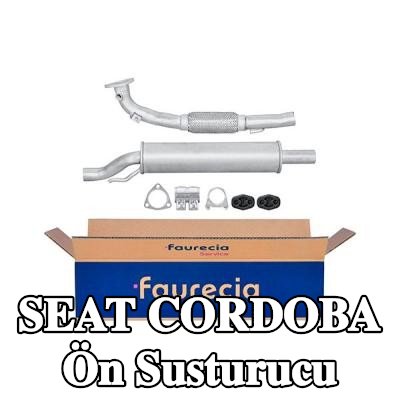 HELLA Ön susturucu Ön, montaj parçaları ile — SEAT Cordoba