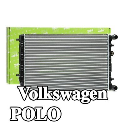 VALEO مبرد المحرك من الألومنيوم, مع منظم سائل التبريد — Volkswagen Polo