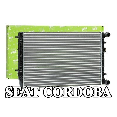 VALEO مبرد المحرك من الألومنيوم, مع منظم سائل التبريد — SEAT Cordoba