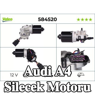 VALEO Silecek motoru Ön, 12V — 2000 Audi A4