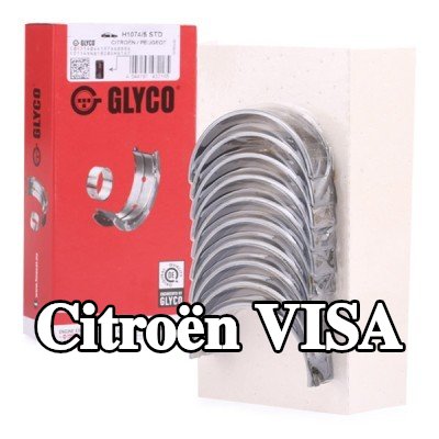 GLYCO محمل العمود المرفقي من سبائك الألومنيوم على قاعدة فولاذية — Citroën Visa