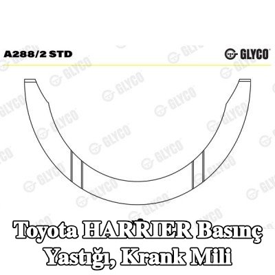 GLYCO Basınç Yastığı, krank mili — Toyota Harrier