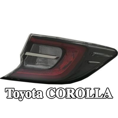 ABAKUS المصباح الخلفي الأيمن, بدون حامل لمبة, بدون مصابيح — 2018 Toyota Corolla