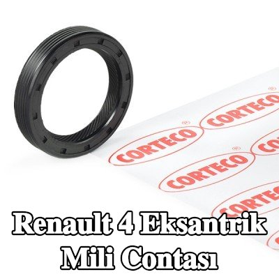 CORTECO Ön taraf eksantrik mili contası — Renault 4