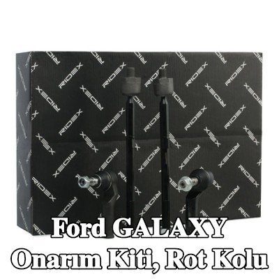 RIDEX Onarım Kiti, bağlantı çubuğu Ön Aks Sol, Ön Aks Sağ, aks mafsalı ile birlikte — Ford Galaxy