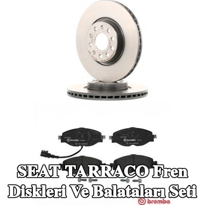 BREMBO Fren diskleri ve balataları seti Prime, içten havalandırmalı — SEAT Tarraco
