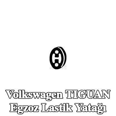 WALKER Egzoz lastik yatağı — Volkswagen Tiguan