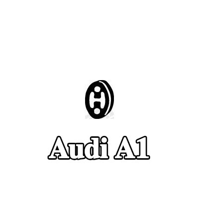 WALKER حامل مطاطي للعادم — Audi A1
