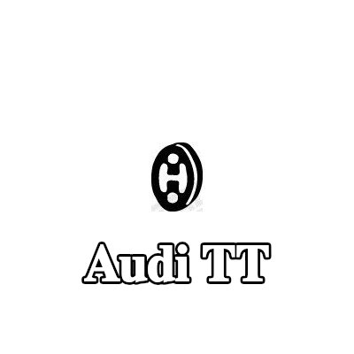 WALKER حامل مطاطي للعادم — Audi Tt