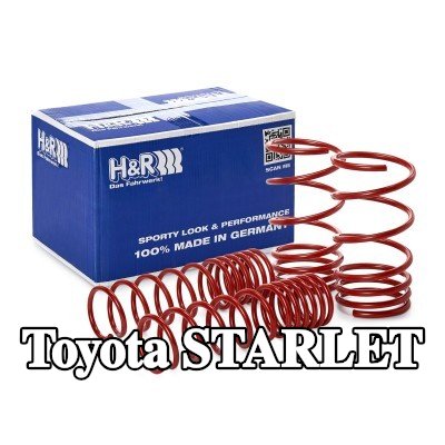 H&R مجموعة التعليق، نوابض لولبية — Toyota Starlet