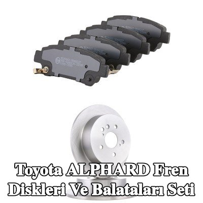 RIDEX Fren diskleri ve balataları seti Arka Aks, düz — 2003 Toyota Alphard