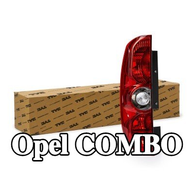 TYC المصباح الخلفي الأيسر, بدون حامل لمبة — 2012 Opel Combo