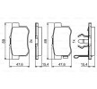 BOSCH Fren balatası seti 15, 5mm, gıcırtı önleyici plaka ile, montaj kılavuzu ile, piston klipsli — Honda Stepwgn (4)