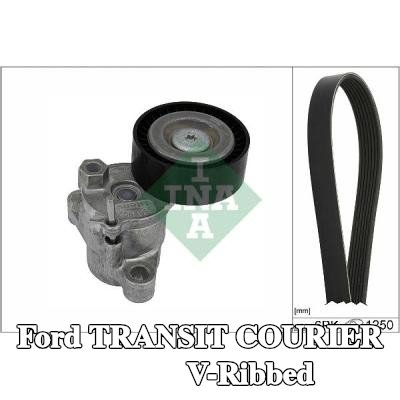 INA مجموعة أحزمة V-Ribbed — Ford Transit Courier