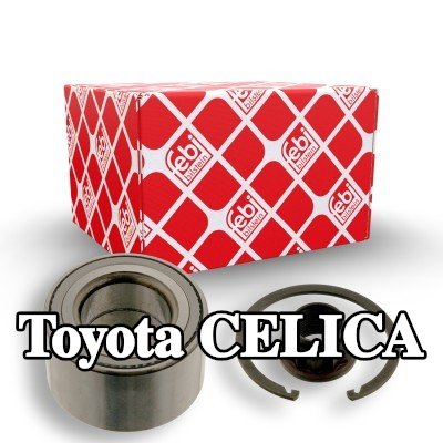 FEBI BILSTEIN طقم محمل العجلة مع حلقة التثبيت, مع صمولة المحور — Toyota Celica