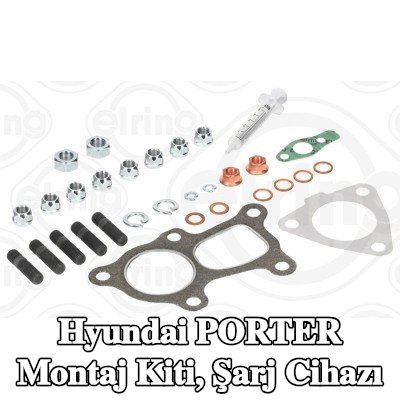 ELRING Montaj Kiti, conta/sızdırmazlık elemanları ile şarj cihazı, cıvata/vida ile — 2002 Hyundai Porter