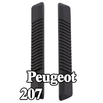 CARPOINT حافة الباب المزودة بغشاء لاصق — Peugeot 207