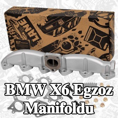 ET ENGINETEAM Contalar/sızdırmazlık elemanları ile egzoz manifoldu, sabitleme malzemesi ile — 2010 BMW X6