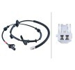 HELLA ABS sensörü Arka Aks, kabloda sabitleme klipsleri ile — 2012 Hyundai Elantra (1)