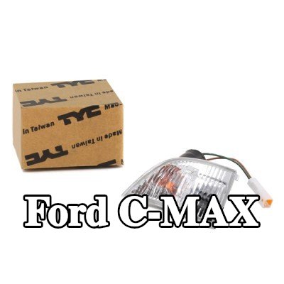 TYC مؤشر جانبي مرآة خارجية يسرى, مع لمبة, مع حامل لمبة — 2008 Ford C-max