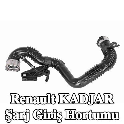 VAICO Şarj Cihazı Emme Hortumu Şarj Havası Soğutucusu, Alt, sensörsüz — Renault Kadjar