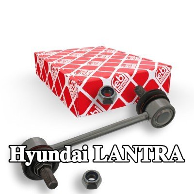 FEBI BILSTEIN وصلة قضيب مانع الانقلاب OE Turbo NEW, المحور الخلفي الأيسر, المحور الخلفي الأيمن, 131mm, الفولاذ — Hyundai Lantra