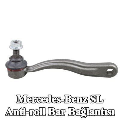 METZGER Ön aks sol anti-roll bar bağlantısı, somunlu — Mercedes-Benz Sl