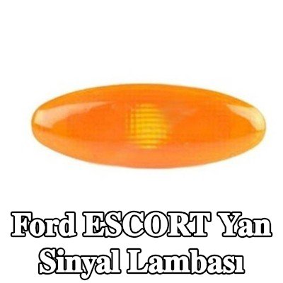 PRASCO Yan sinyal lambası Sol Ön, Sağ ön, yan montaj, Turuncu, sarı, ampul yuvası olmadan — Ford Escort