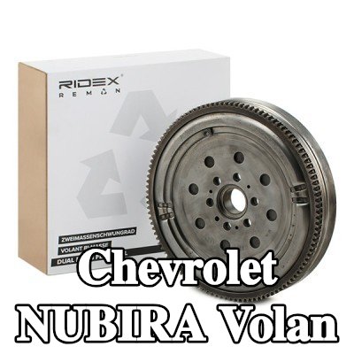 RIDEX REMAN Volan Sürtünme kontrol plakası olmayan çift kütleli volan, vida seti olmadan, pilot yatak olmadan — Chevrolet Nubira