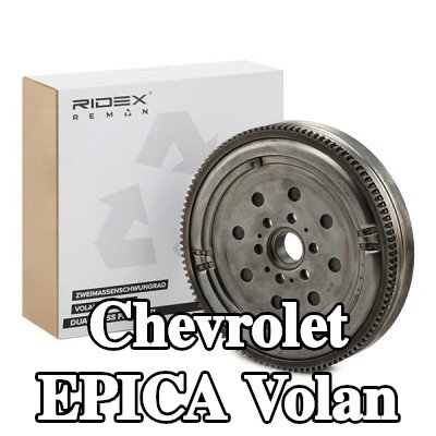 RIDEX REMAN Volan Sürtünme kontrol plakası olmayan çift kütleli volan, vida seti olmadan, pilot yatak olmadan — Chevrolet Epica