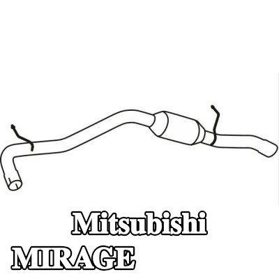 VEGAZ كاتم الصوت الخلفي — Mitsubishi Mirage