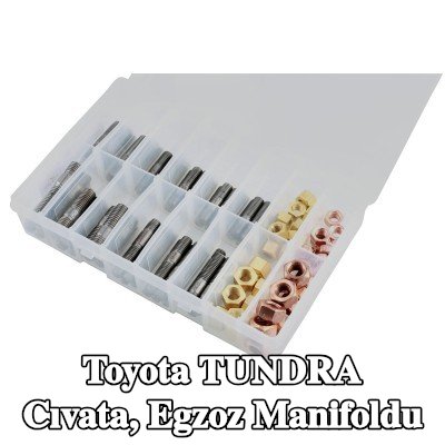 Connect Cıvata, egzoz manifoldu Alfa Romeo, BMW, Chrysler, Citroën, Fiat, Ford, Honda, Mazda, Nissan, Opel, Peugeot, Porsche, Renault, Saab, Vauxhall, Volvo — Toyota Tundra