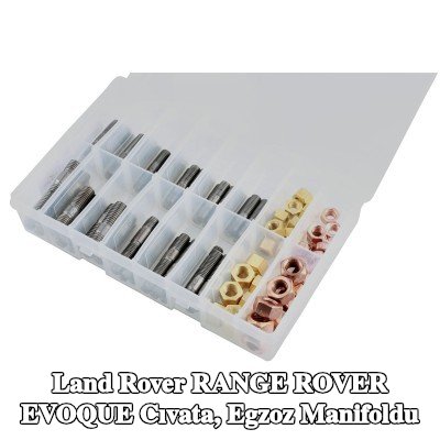 Connect Cıvata, egzoz manifoldu Alfa Romeo, BMW, Chrysler, Citroën, Fiat, Ford, Honda, Mazda, Nissan, Opel, Peugeot, Porsche, Renault, Saab, Vauxhall, Volvo — Land Rover Range Rover Evoque