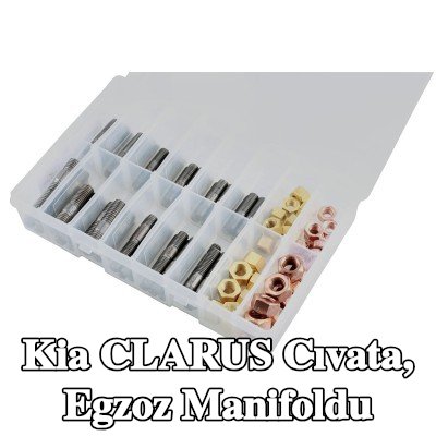 Connect Cıvata, egzoz manifoldu Alfa Romeo, BMW, Chrysler, Citroën, Fiat, Ford, Honda, Mazda, Nissan, Opel, Peugeot, Porsche, Renault, Saab, Vauxhall, Volvo — Kia Clarus
