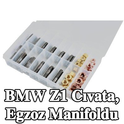 Connect Cıvata, egzoz manifoldu Alfa Romeo, BMW, Chrysler, Citroën, Fiat, Ford, Honda, Mazda, Nissan, Opel, Peugeot, Porsche, Renault, Saab, Vauxhall, Volvo — BMW Z1