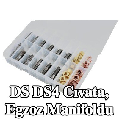 Connect Cıvata, egzoz manifoldu Alfa Romeo, BMW, Chrysler, Citroën, Fiat, Ford, Honda, Mazda, Nissan, Opel, Peugeot, Porsche, Renault, Saab, Vauxhall, Volvo — DS Ds4