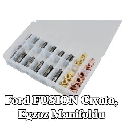 Connect Cıvata, egzoz manifoldu Alfa Romeo, BMW, Chrysler, Citroën, Fiat, Ford, Honda, Mazda, Nissan, Opel, Peugeot, Porsche, Renault, Saab, Vauxhall, Volvo — Ford Fusion