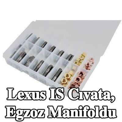 Connect Cıvata, egzoz manifoldu Alfa Romeo, BMW, Chrysler, Citroën, Fiat, Ford, Honda, Mazda, Nissan, Opel, Peugeot, Porsche, Renault, Saab, Vauxhall, Volvo — Lexus Is