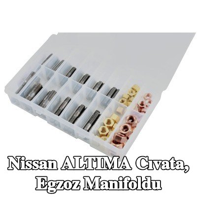 Connect Cıvata, egzoz manifoldu Alfa Romeo, BMW, Chrysler, Citroën, Fiat, Ford, Honda, Mazda, Nissan, Opel, Peugeot, Porsche, Renault, Saab, Vauxhall, Volvo — Nissan Altima
