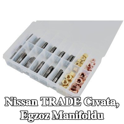 Connect Cıvata, egzoz manifoldu Alfa Romeo, BMW, Chrysler, Citroën, Fiat, Ford, Honda, Mazda, Nissan, Opel, Peugeot, Porsche, Renault, Saab, Vauxhall, Volvo — Nissan Trade