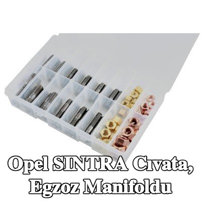 Connect Cıvata, egzoz manifoldu Alfa Romeo, BMW, Chrysler, Citroën, Fiat, Ford, Honda, Mazda, Nissan, Opel, Peugeot, Porsche, Renault, Saab, Vauxhall, Volvo — Opel Sintra