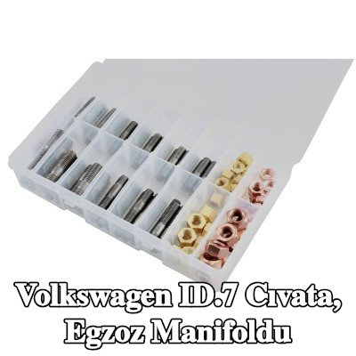 Connect Cıvata, egzoz manifoldu Alfa Romeo, BMW, Chrysler, Citroën, Fiat, Ford, Honda, Mazda, Nissan, Opel, Peugeot, Porsche, Renault, Saab, Vauxhall, Volvo — Volkswagen Id.7