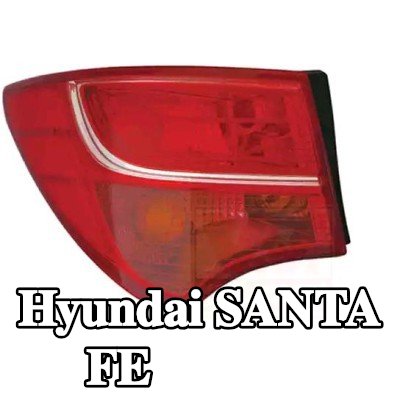 VAN WEZEL المصباح الخلفي الأيسر, بدون حامل لمبة — Hyundai Santa Fe